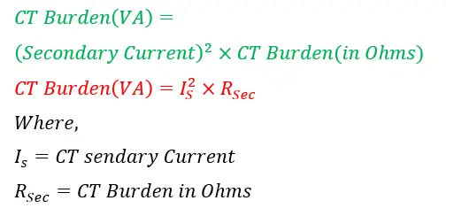 formula for Ct burden in VA 