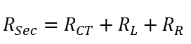 CT burden formula in ohms
