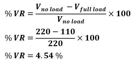 Example of Voltage Regulation