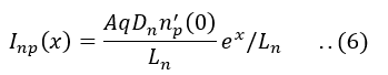 diode current equation derivation eq-6