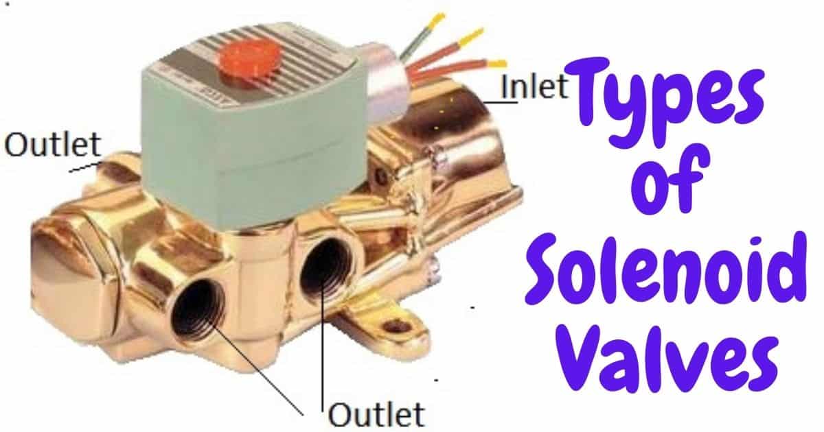 Different Types Of Solenoid Valves - Electrical Volt