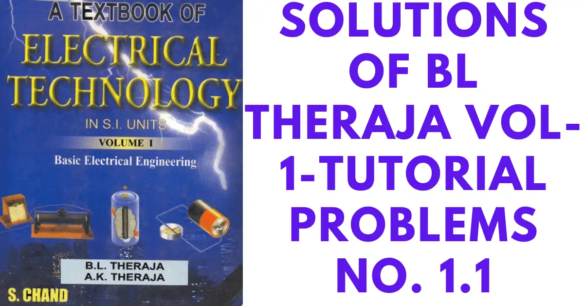 Bl Theraja Vol 1 Solutions Pdf