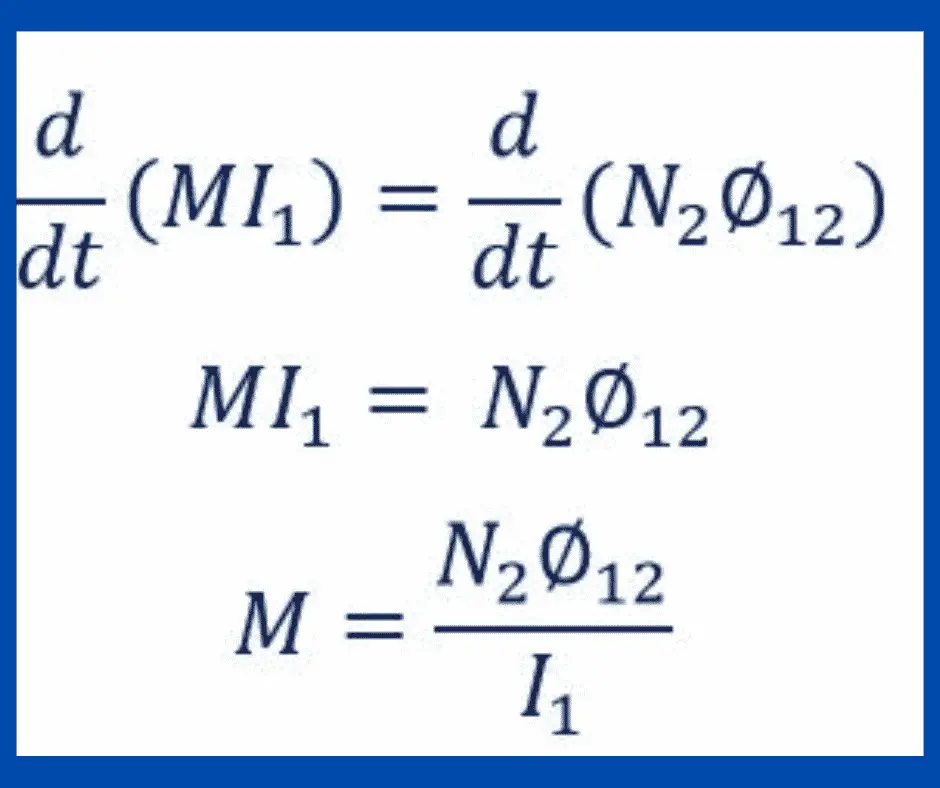 Formula Of Mutual Inductance Archives - Electrical Volt