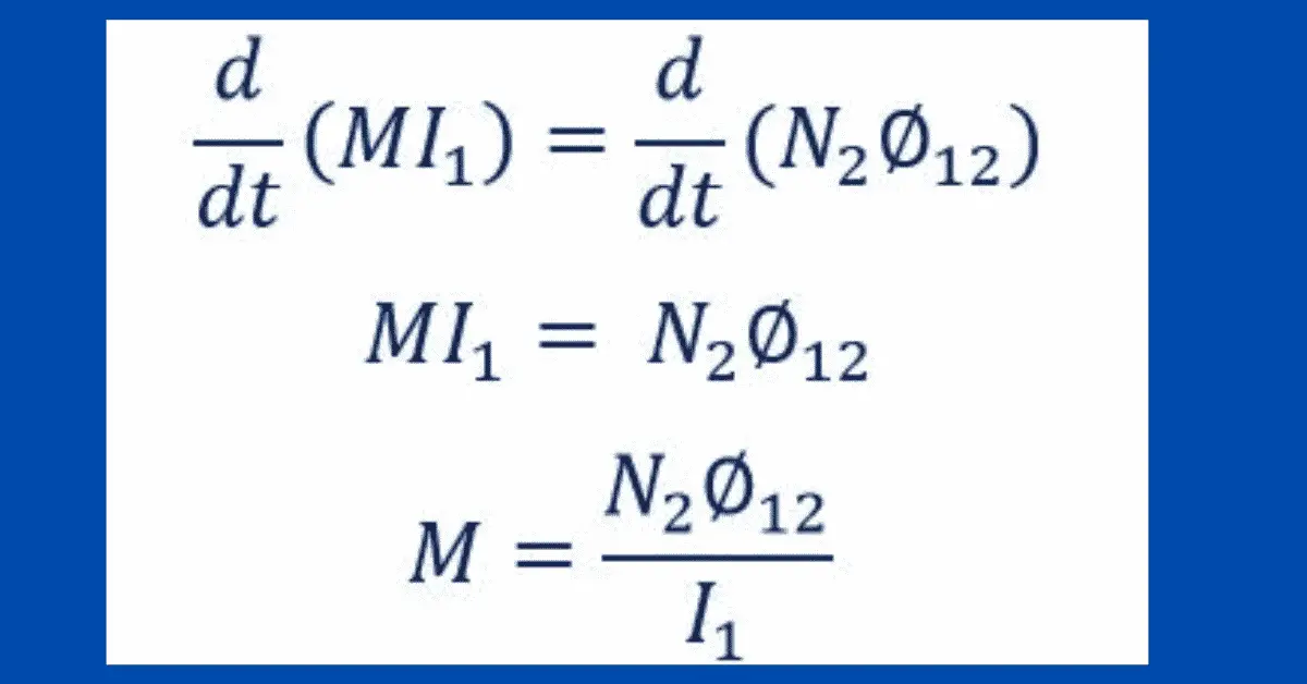 Mutual Inductance- Definition, Explanation, Formula