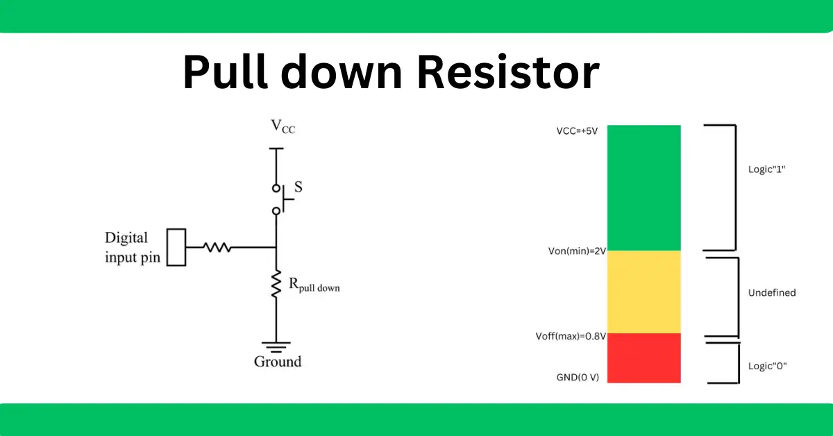 Pull Down Resistor- Working, Formula And Applications