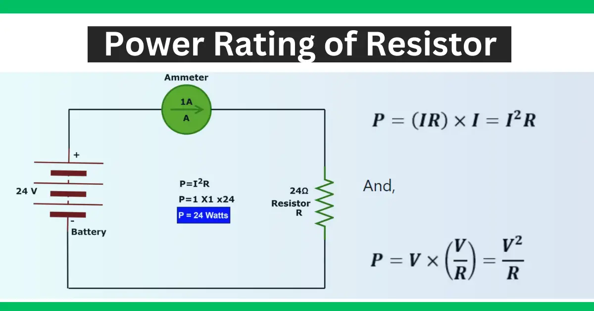 Resistor Power Explained 3651