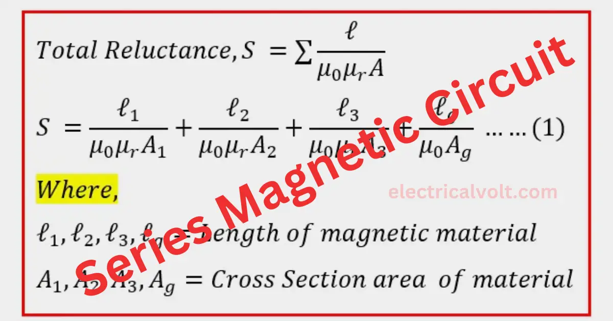 Series Magnetic Circuit- Definition And Explanation