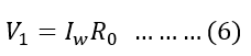 voltage equation at no load eq-6