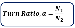 Transfor formulamer Turns Ratio (TTR)