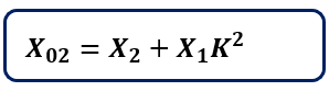 secondary side equivalent reactance when primary reactance referred at secondary side