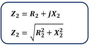 impedance of the secondary winding